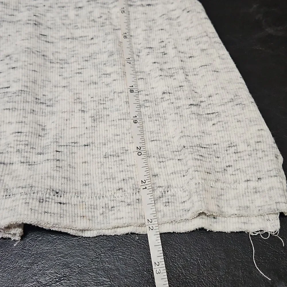 Free People We The Free Gray Timeout Racerback Henley Tank SP Shabby Chic grunge